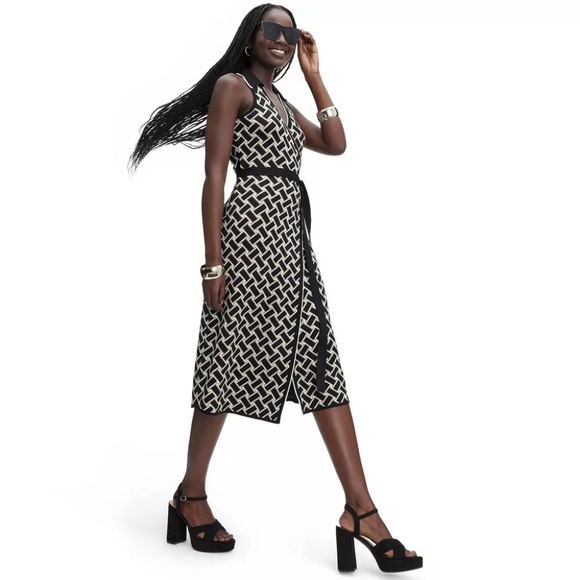 DVF for Target XL knit wrap dress w/ collar - Picture 15 of 15
